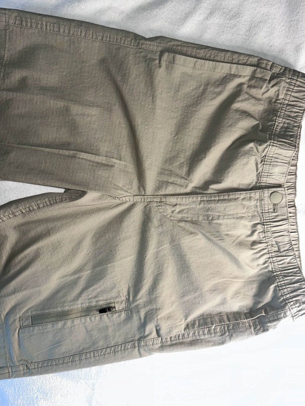 George Men's Ripstop Cargo Shorts Beige Size S New Without Tags